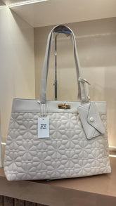 WHITE TOTE /HANDBAGS