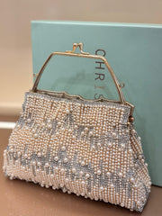 ROSE GOLD $ GOLD Beaded Evening CLUTCH