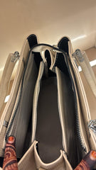 LIGHT GOLD Luxe Top-Handle Bag