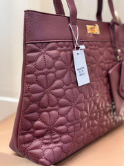 Velvet Rose Tote/ Handbags