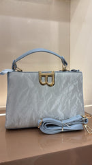 LIGHT BLUE Luxe Handbag