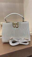 WHITE Luxe Handbag