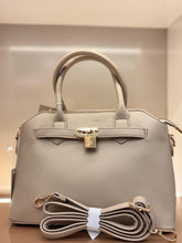 BEIGE Structured Top-Handle Handbag / Elegant Satchel
