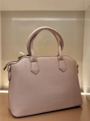 PINK Structured Top-Handle Handbag / Elegant Satchel
