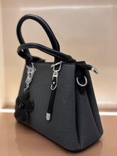 GREY Mini Structured Handbag / Top-Handle Sling Bag