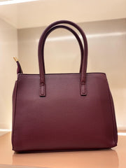 Maroon Elegance Handbag