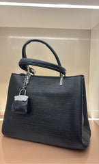 BLACK Luxe Top-Handle Bag