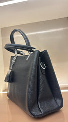 BLACK Luxe Top-Handle Bag