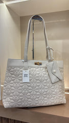 WHITE TOTE /HANDBAGS