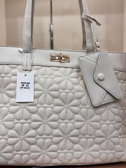 WHITE TOTE /HANDBAGS