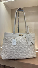 WHITE TOTE /HANDBAGS