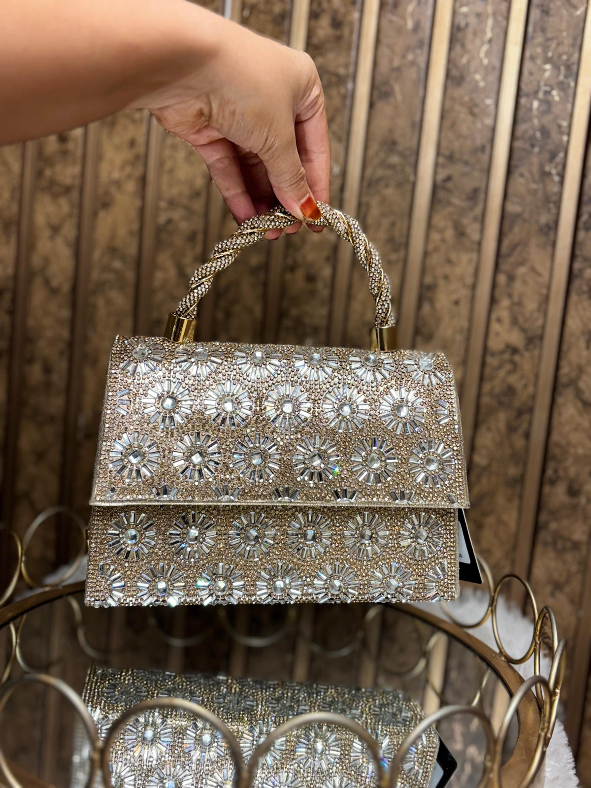 GOLD $ SILVER Starlight Formal Handbag
