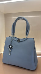 Elegant LIGHT GREY Charm Handbag