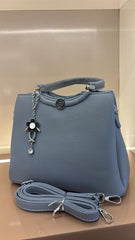 Elegant LIGHT GREY Charm Handbag