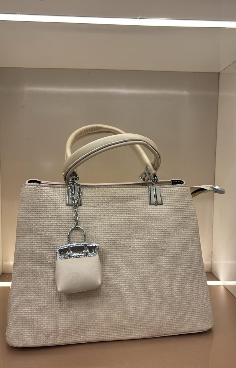 OFF WHITE Luxe Top-Handle Bag