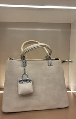 OFF WHITE Luxe Top-Handle Bag