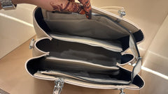 OFF WHITE Luxe Top-Handle Bag