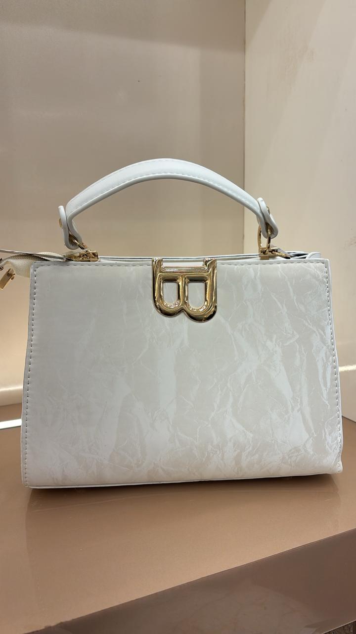 WHITE Luxe Handbag