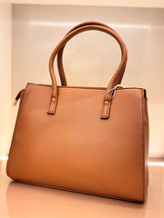 Caramel Brown Elegance Handbag