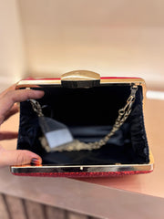 Red Glam Party Clutch
