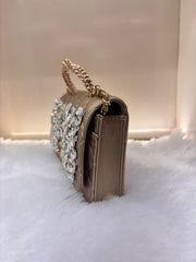 Luxury GOLD Embellished Mini Handbag