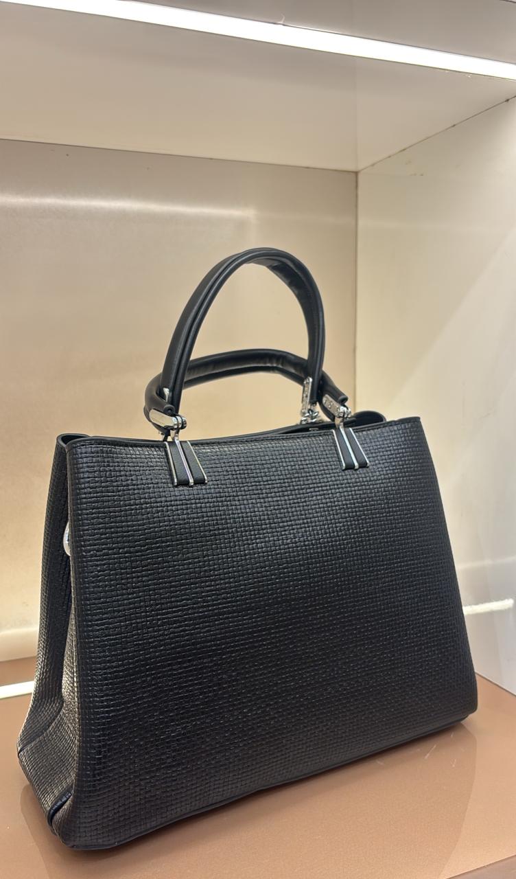 BLACK Luxe Top-Handle Bag